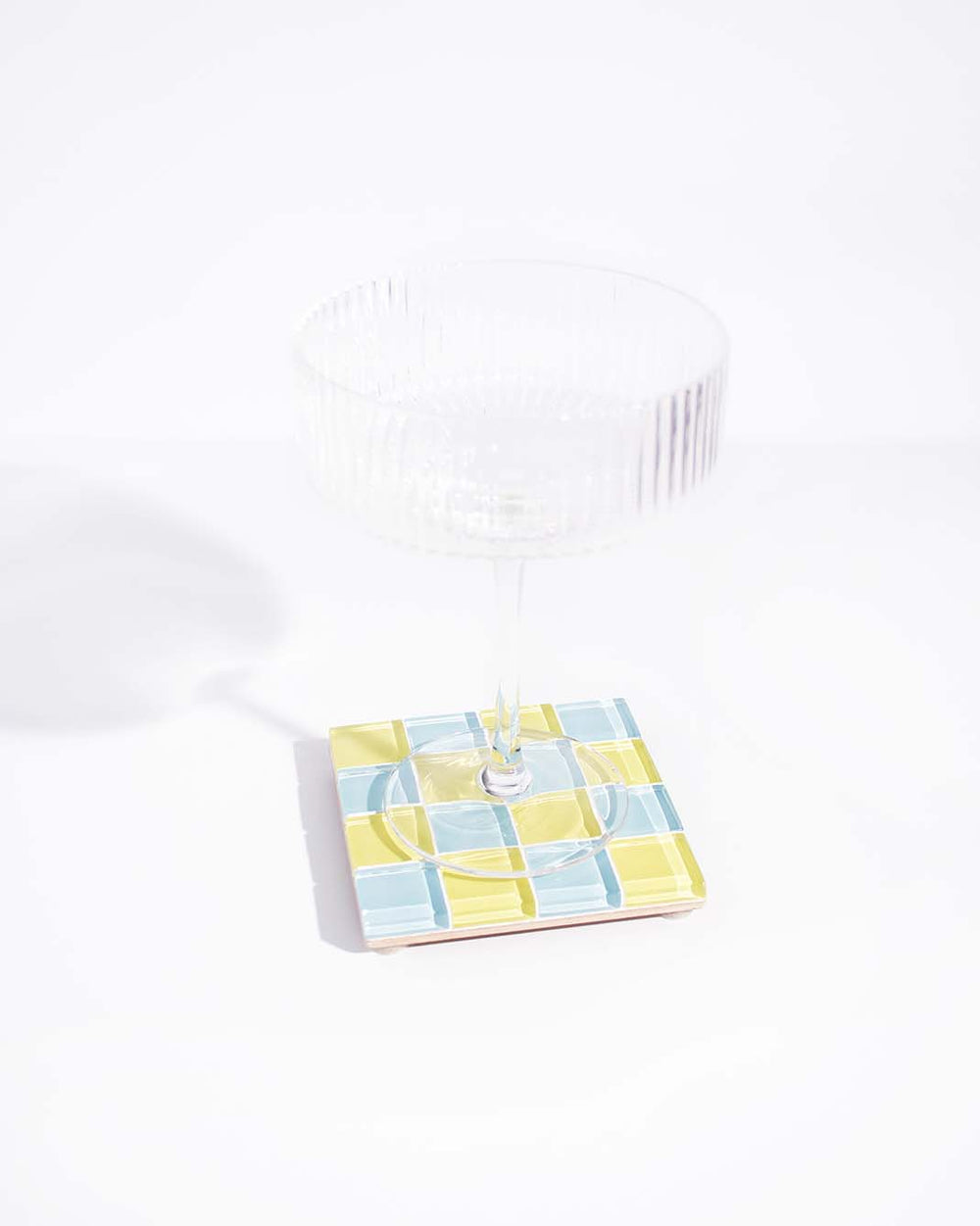 Glass Tile Coaster - Sun by the Sea
