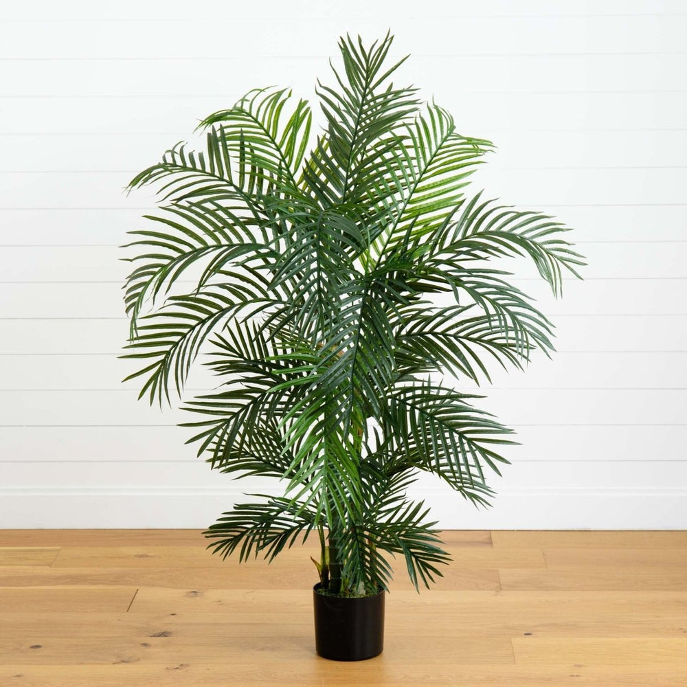 Nearly Natural 4.5' Areca Palm UV Resistant (Indoor/Outdoor) - lily & onyx