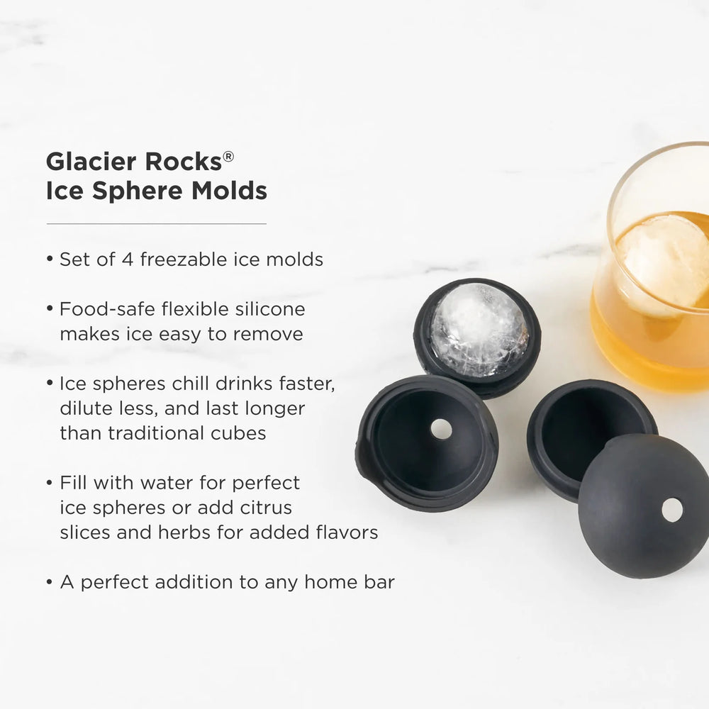 
                      
                        Glacier Rocks® Ice Sphere Molds
                      
                    