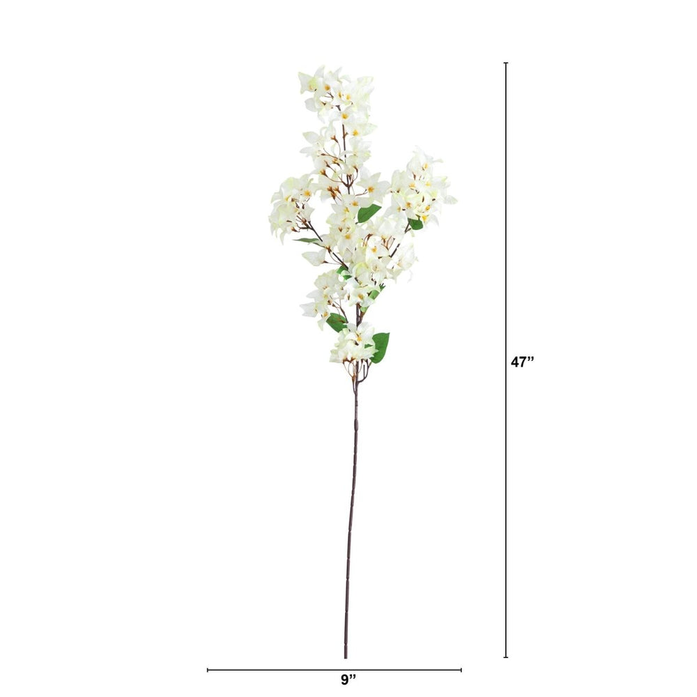 
                      
                        Nearly Natural 47" Artificial Bougainvillea Flower Stems, Set of 3 - lily & onyx
                      
                    