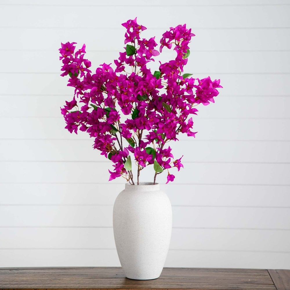 
                      
                        Nearly Natural 47" Artificial Bougainvillea Flower Stems, Set of 3 - lily & onyx
                      
                    