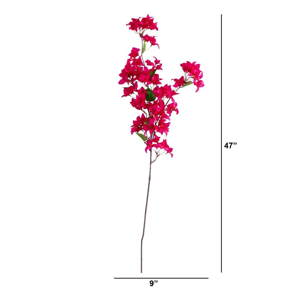 
                      
                        Nearly Natural 47" Artificial Bougainvillea Flower Stems, Set of 3 - lily & onyx
                      
                    