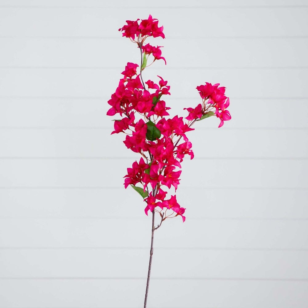 Nearly Natural 47" Artificial Bougainvillea Flower Stems, Set of 3 - lily & onyx