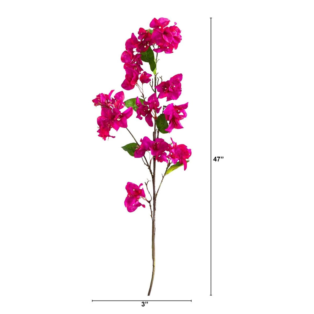 
                      
                        Nearly Natural 47" Artificial Bougainvillea Flower Stems, Set of 3 - lily & onyx
                      
                    