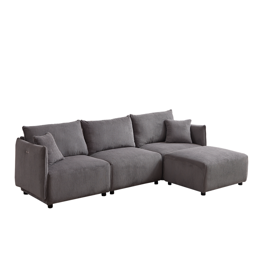 
                      
                        Minimalist Modular Cloud Couch with Chaise
                      
                    