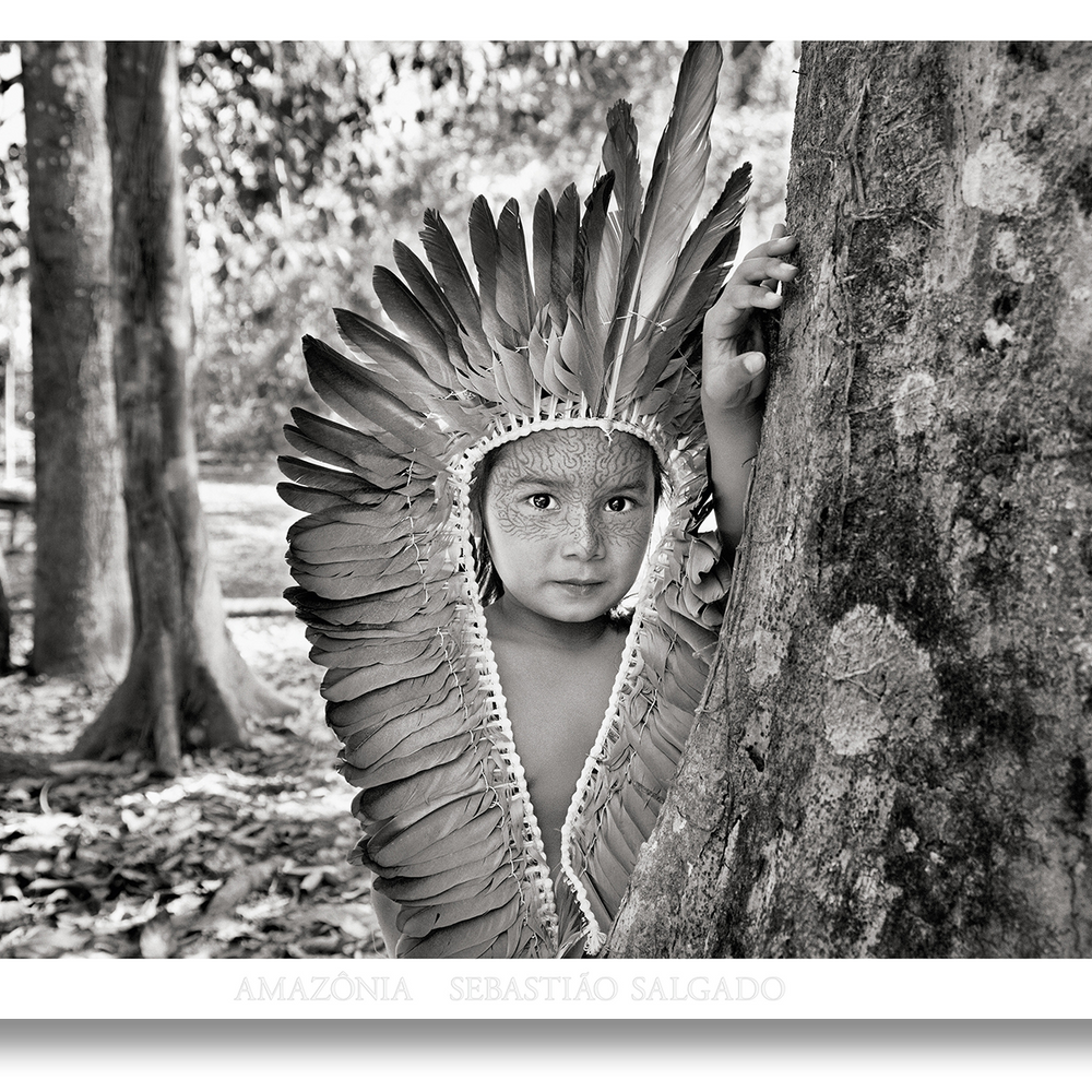 Sebastião Salgado. Amazônia. Poster ‘Yawanawa Girl’