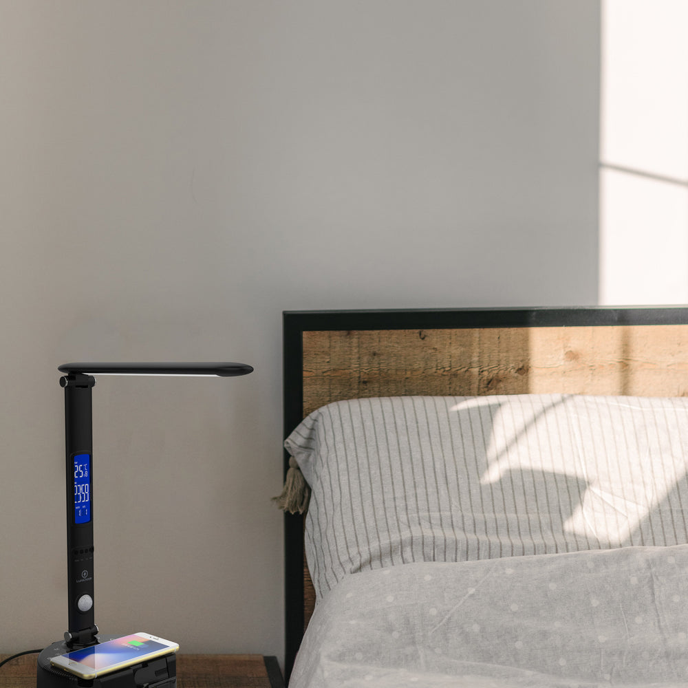 
                      
                        Lumicharge III | LED Desk Lamp  with Wireless Charger, Bluetooth Speaker & App-Controls
                      
                    
