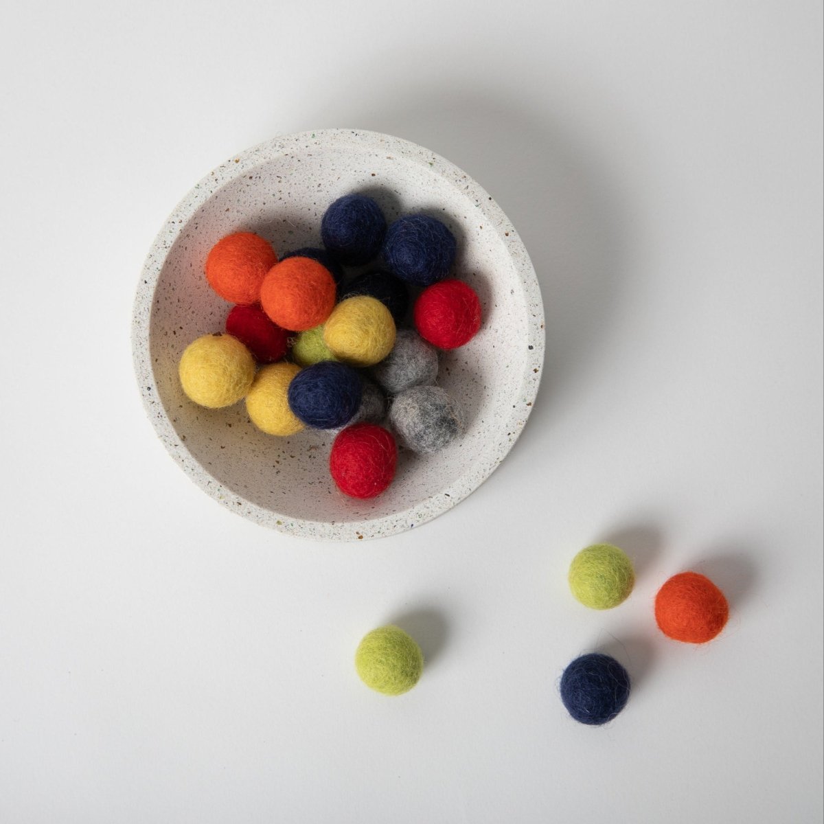 Pretti.Cool 5" Catchall Trinket Dish | White Terrazzo