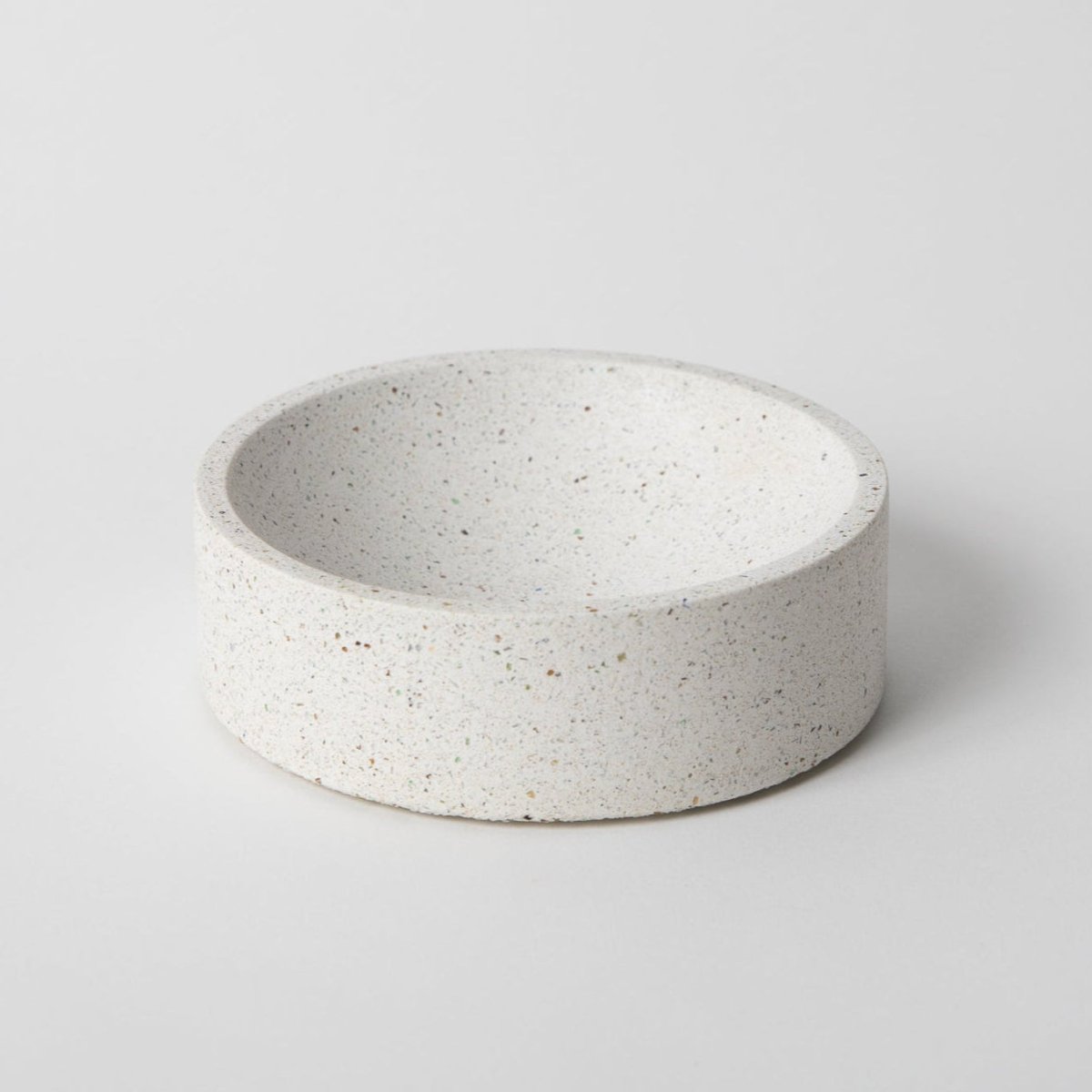 Pretti.Cool 5" Catchall Trinket Dish | White Terrazzo
