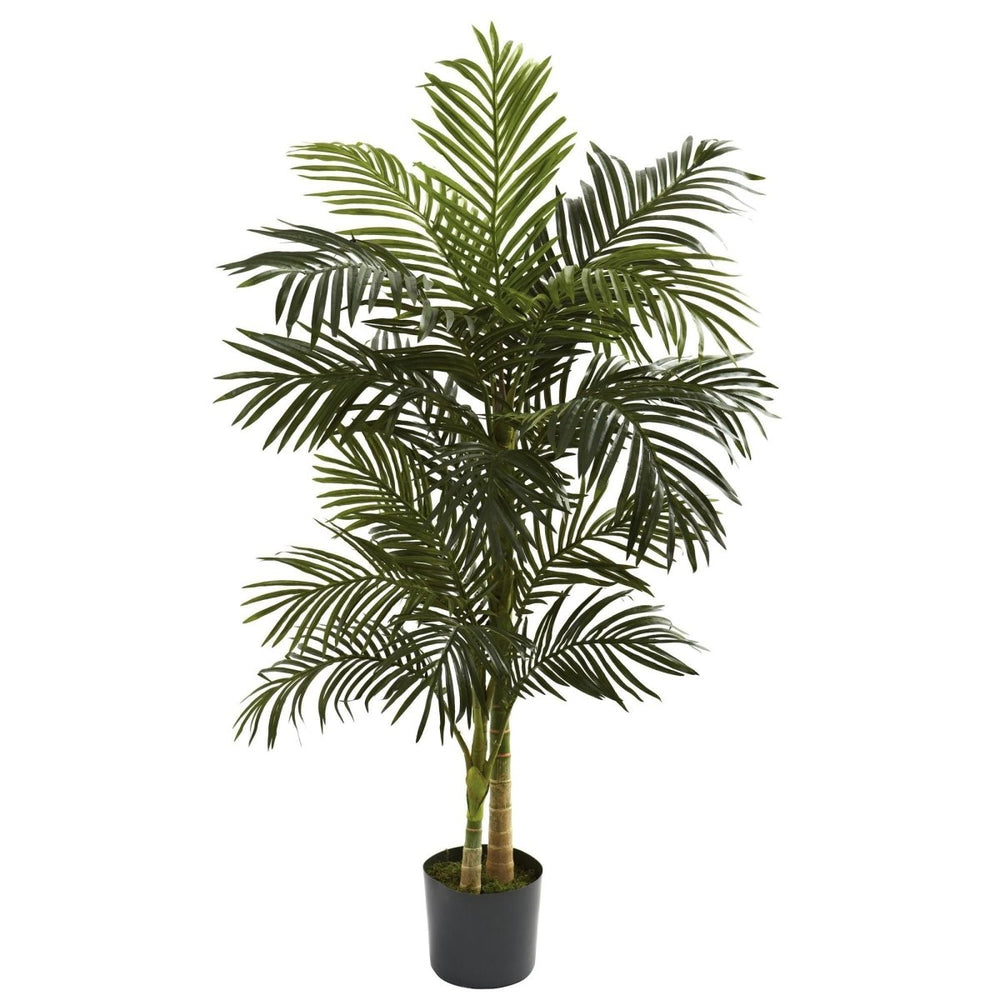 Nearly Natural 5’ Golden Cane Palm Tree - lily & onyx