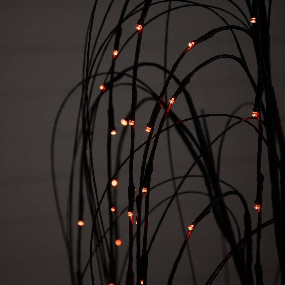 
                      
                        Nearly Natural 5’ Pre - Lit Halloween Black Willow Artificial Fall Tree with 144 Orange & Purple LED Lights - lily & onyx
                      
                    