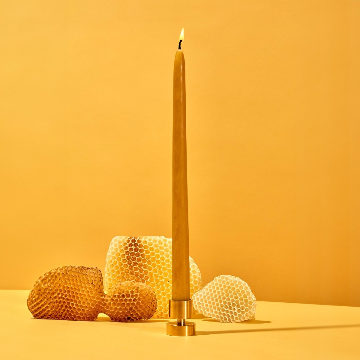 54Celsius Beeswax Taper Candle, 2 pack
