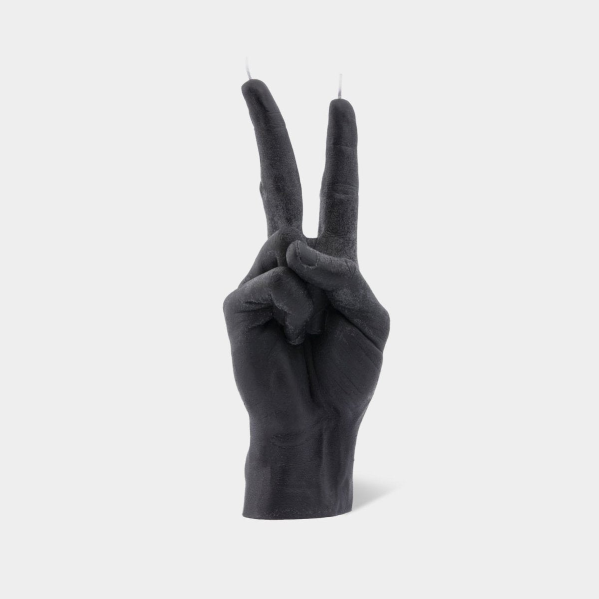 54Celsius CandleHand "Peace" Sculpture Candle - Black