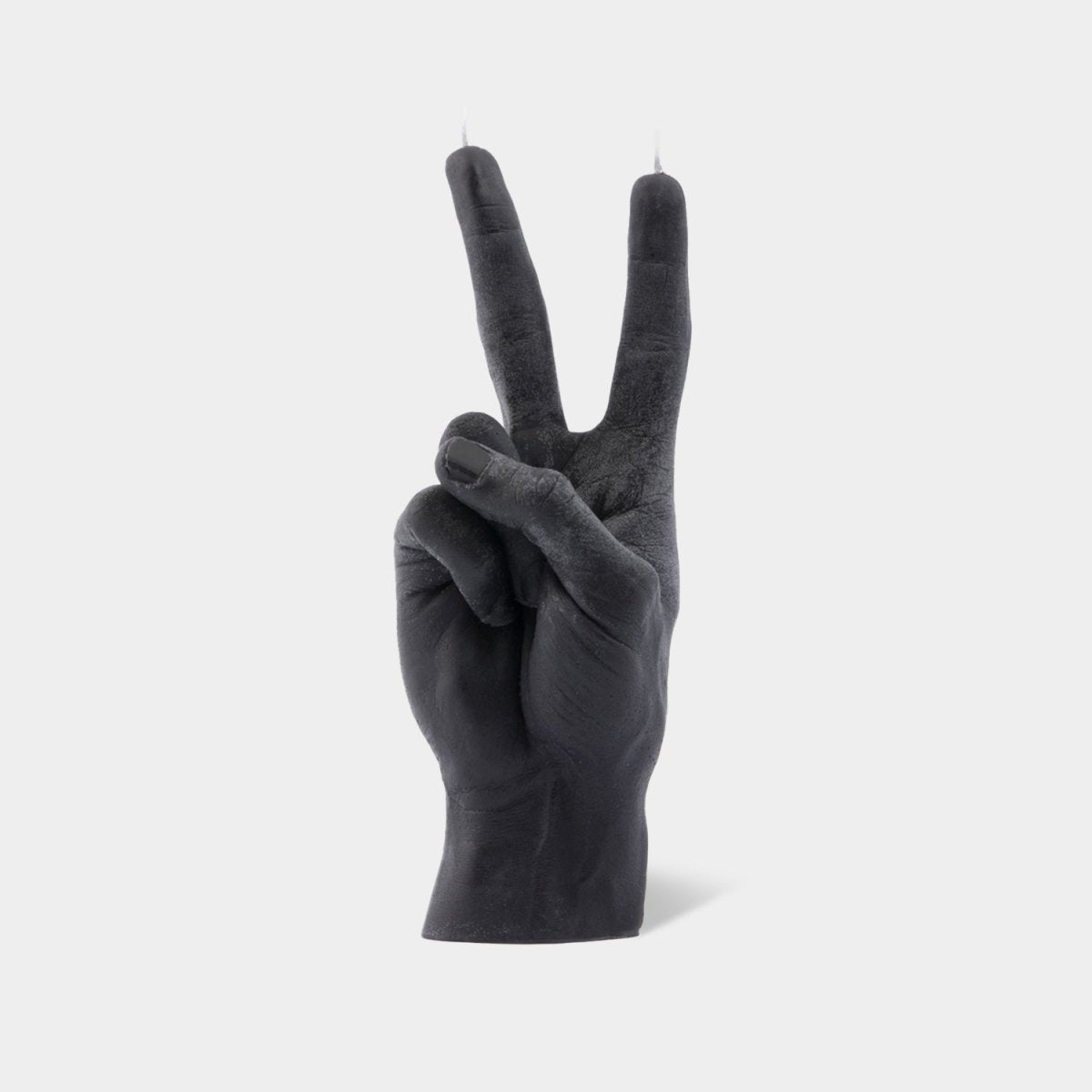 54Celsius CandleHand "Peace" Sculpture Candle - Black