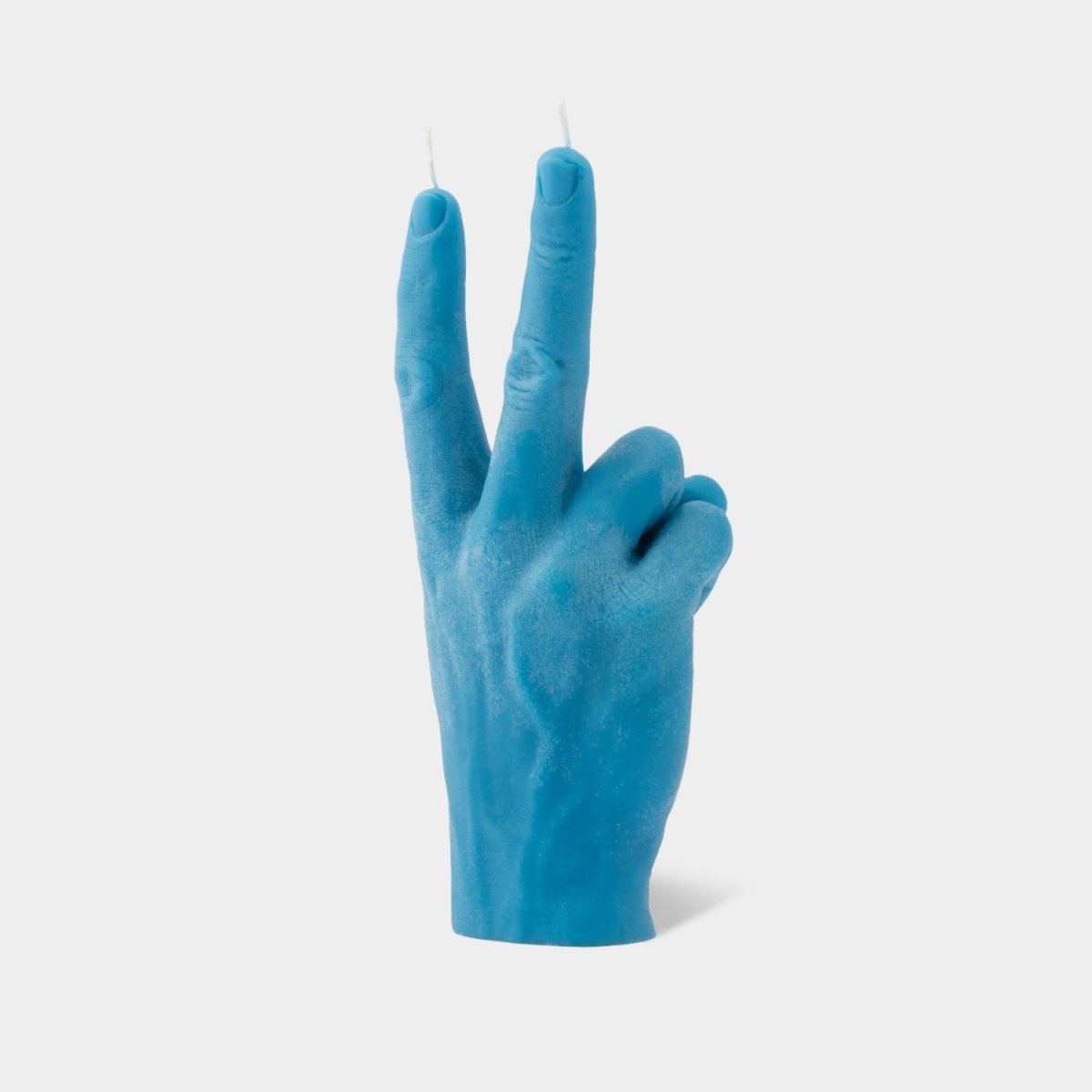 54Celsius CandleHand "Peace" Sculpture Candle - Blue