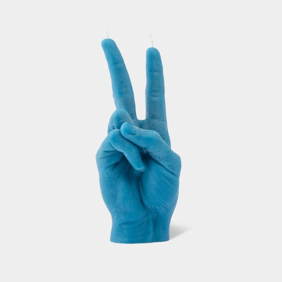 54Celsius CandleHand "Peace" Sculpture Candle - Blue