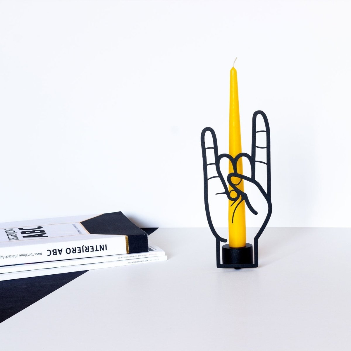 54Celsius CandleHand Taper Candle Holder - You Rock