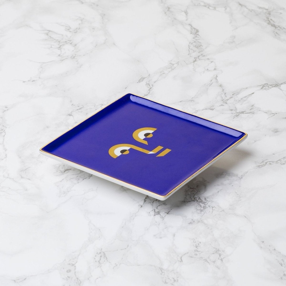 54Celsius OCTAEVO Apollo Ceramic Trinket Tray - Blue