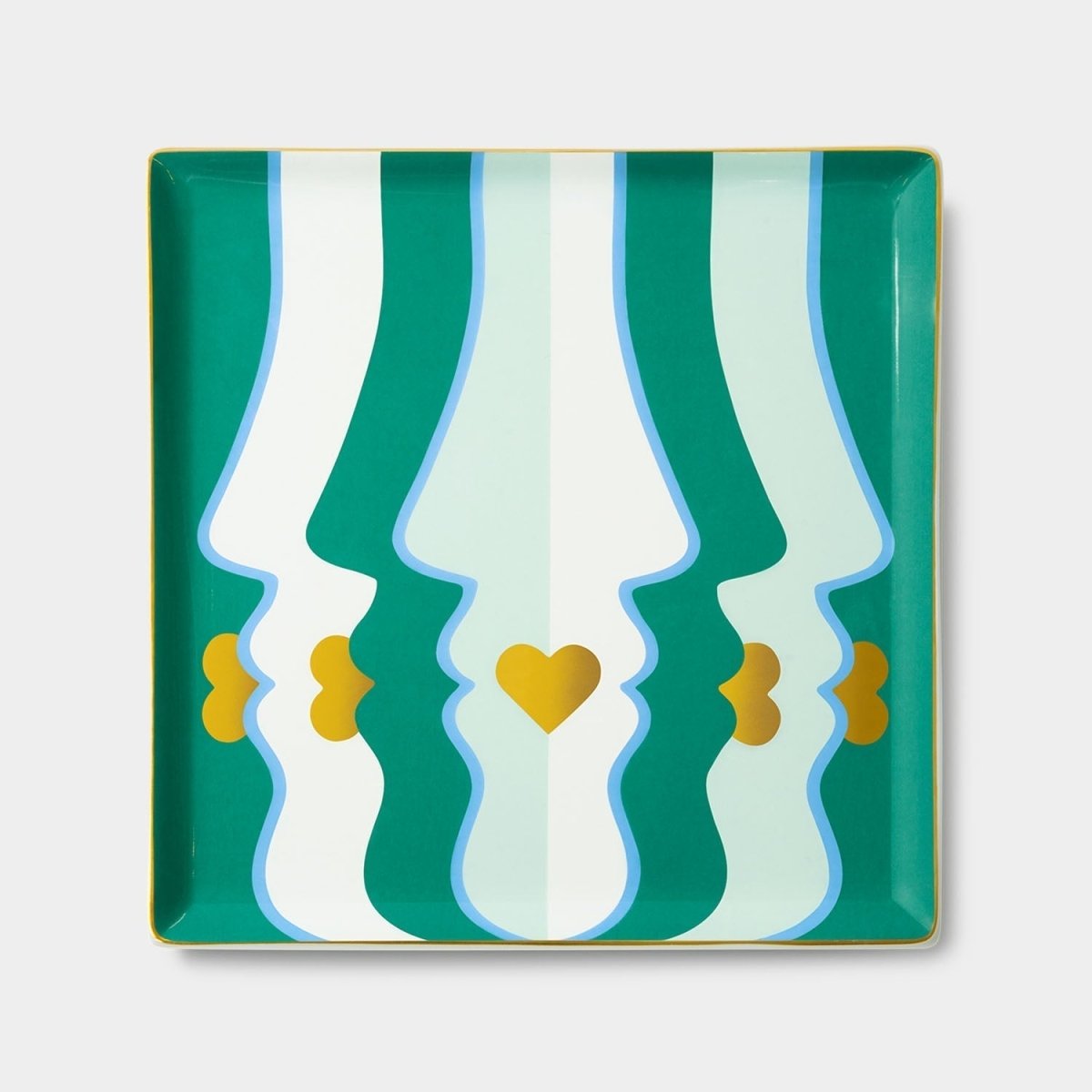 54Celsius OCTAEVO Beso Ceramic Trinket Tray - Green