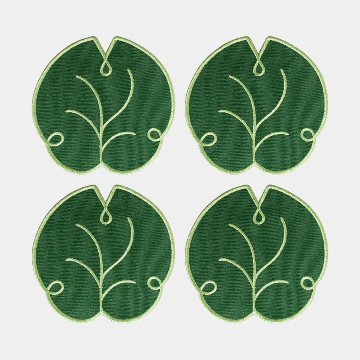 54Celsius Octaevo Cocktail Coasters - Lily Leaf (Set of 4)