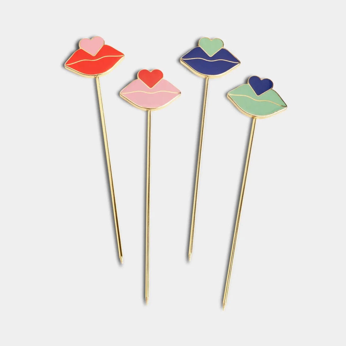 54Celsius Octaevo Cocktail Picks - Beso (Set of 4)