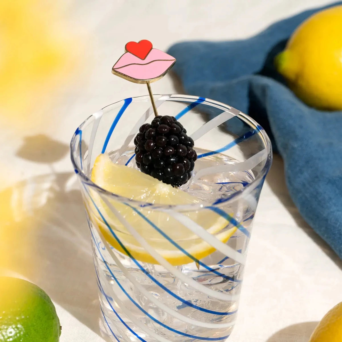 54Celsius Octaevo Cocktail Picks - Beso (Set of 4)