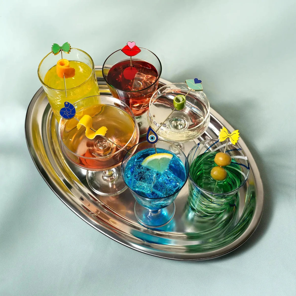 54Celsius Octaevo Cocktail Picks - Lucky Charm (Set of 4)