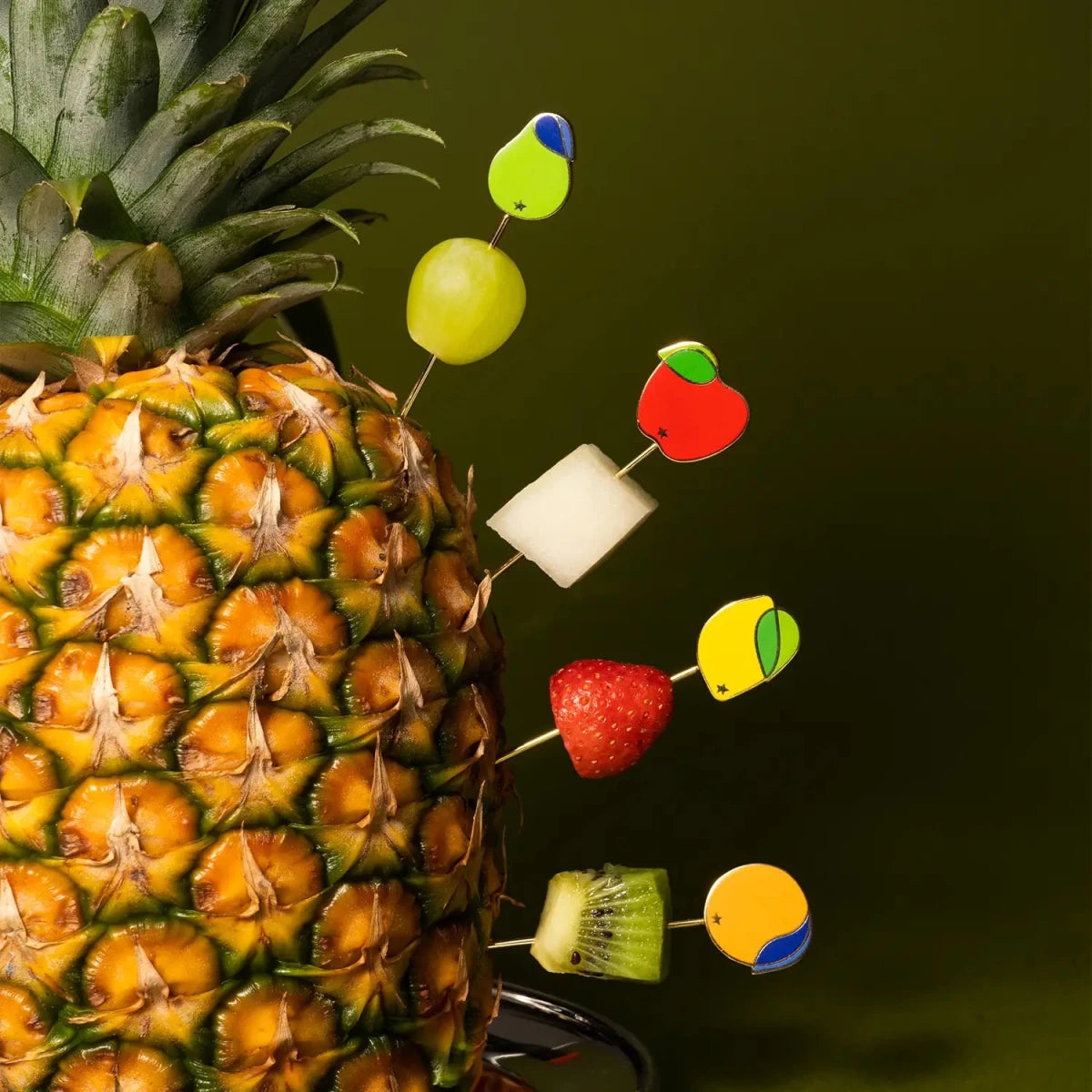 54Celsius Octaevo Cocktail Picks - Tutti Frutti (Set of 4)