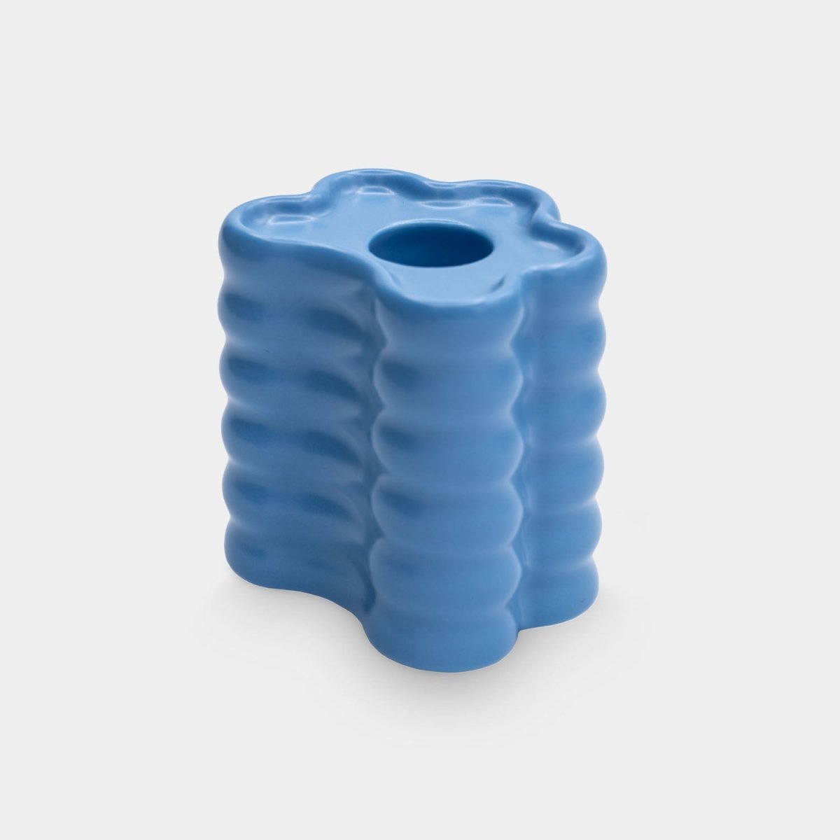 54Celsius OCTAEVO Flora Candle Holder, Large - Blue