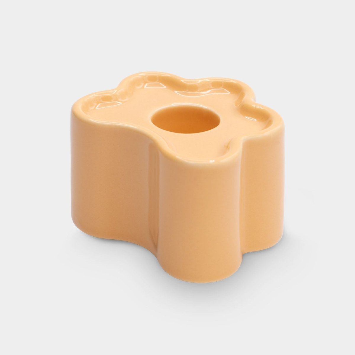 54Celsius OCTAEVO Flora Candle Holder, Small - Orange