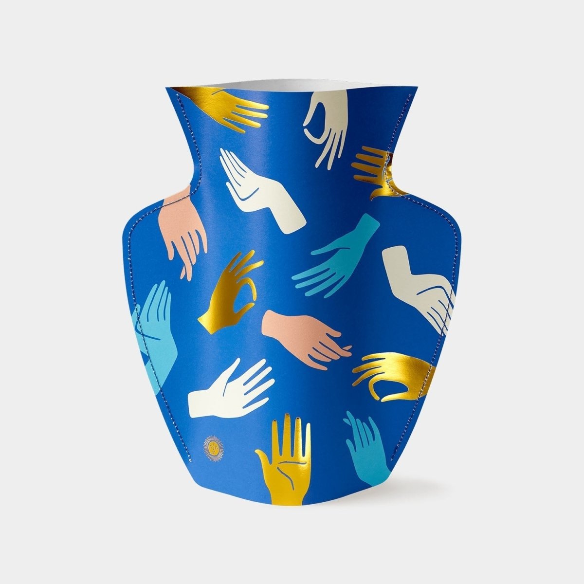 54Celsius OCTAEVO Hamsa Paper Vase - Blue