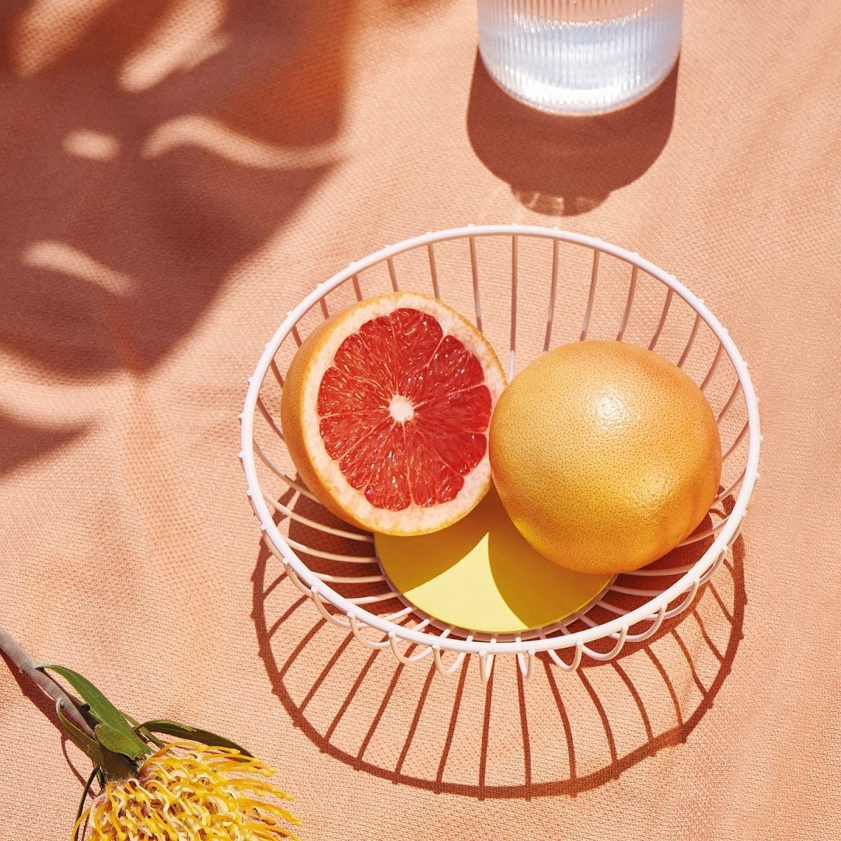 54Celsius OCTAEVO Iris Wire Fruit Basket, Small - Pink