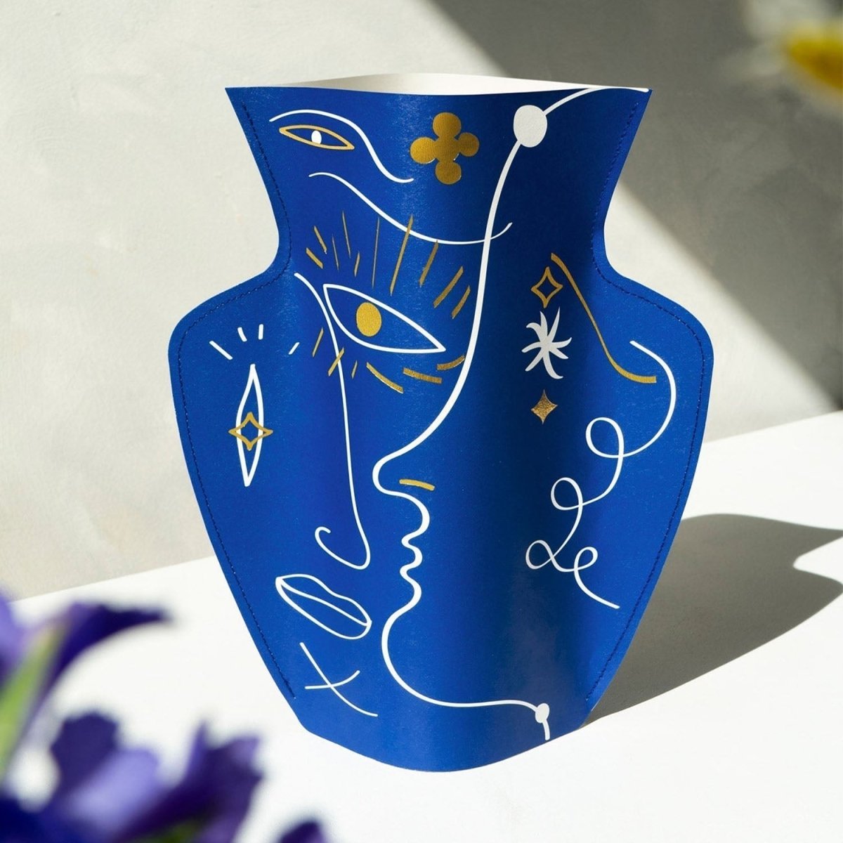 54Celsius OCTAEVO Jaime Hayon Paper Vase - Blue