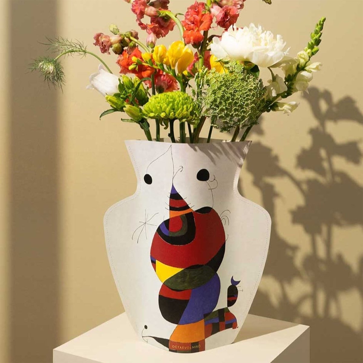 54Celsius OCTAEVO Miró Paper Vase - Ivory