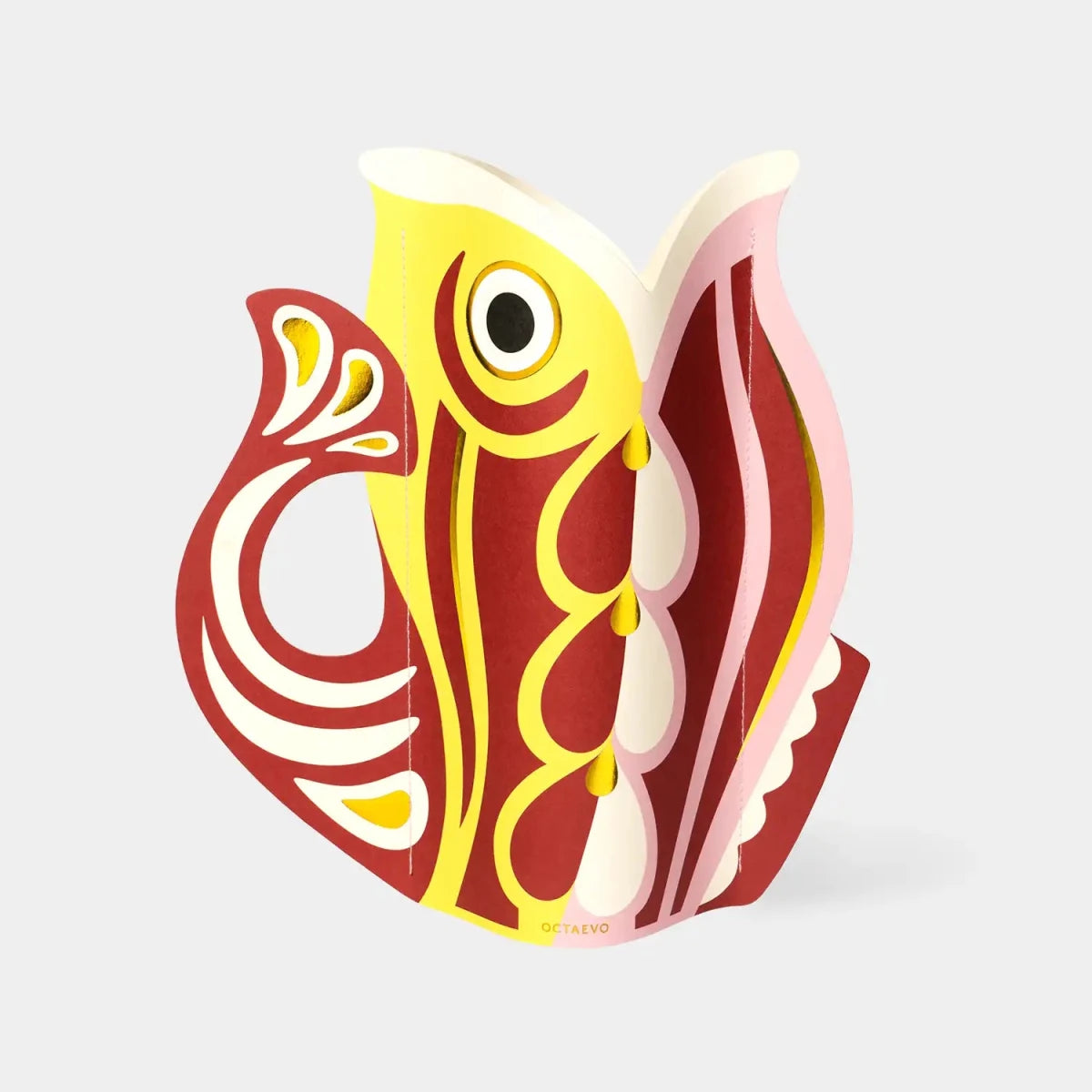 54Celsius Octaevo Paper Vase - Red Fish
