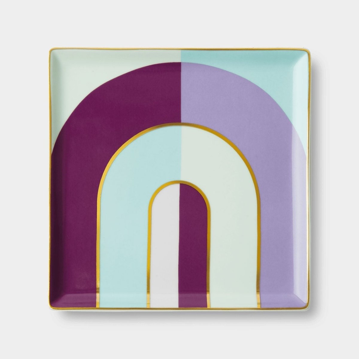 54Celsius OCTAEVO Riviera Arch Ceramic Trinket Tray - Purple