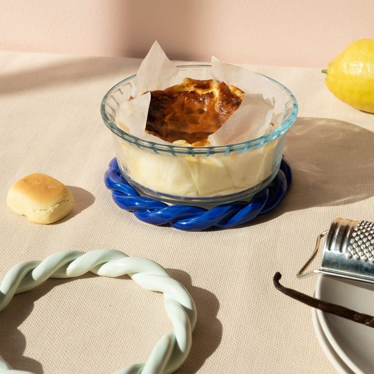 54Celsius OCTAEVO Sicilia Ceramic Trivet - Blue