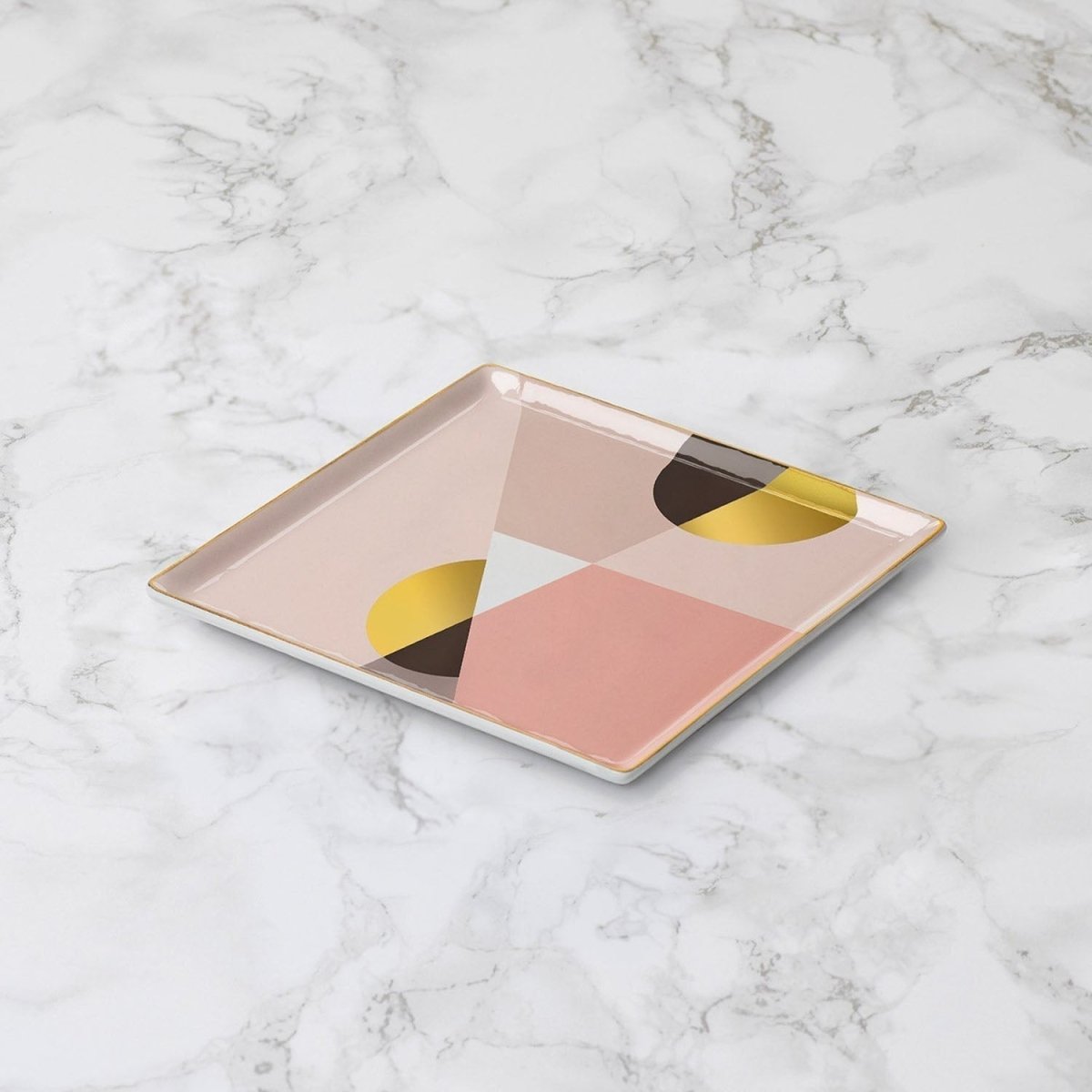 54Celsius OCTAEVO Siena Ceramic Trinket Tray - Pink