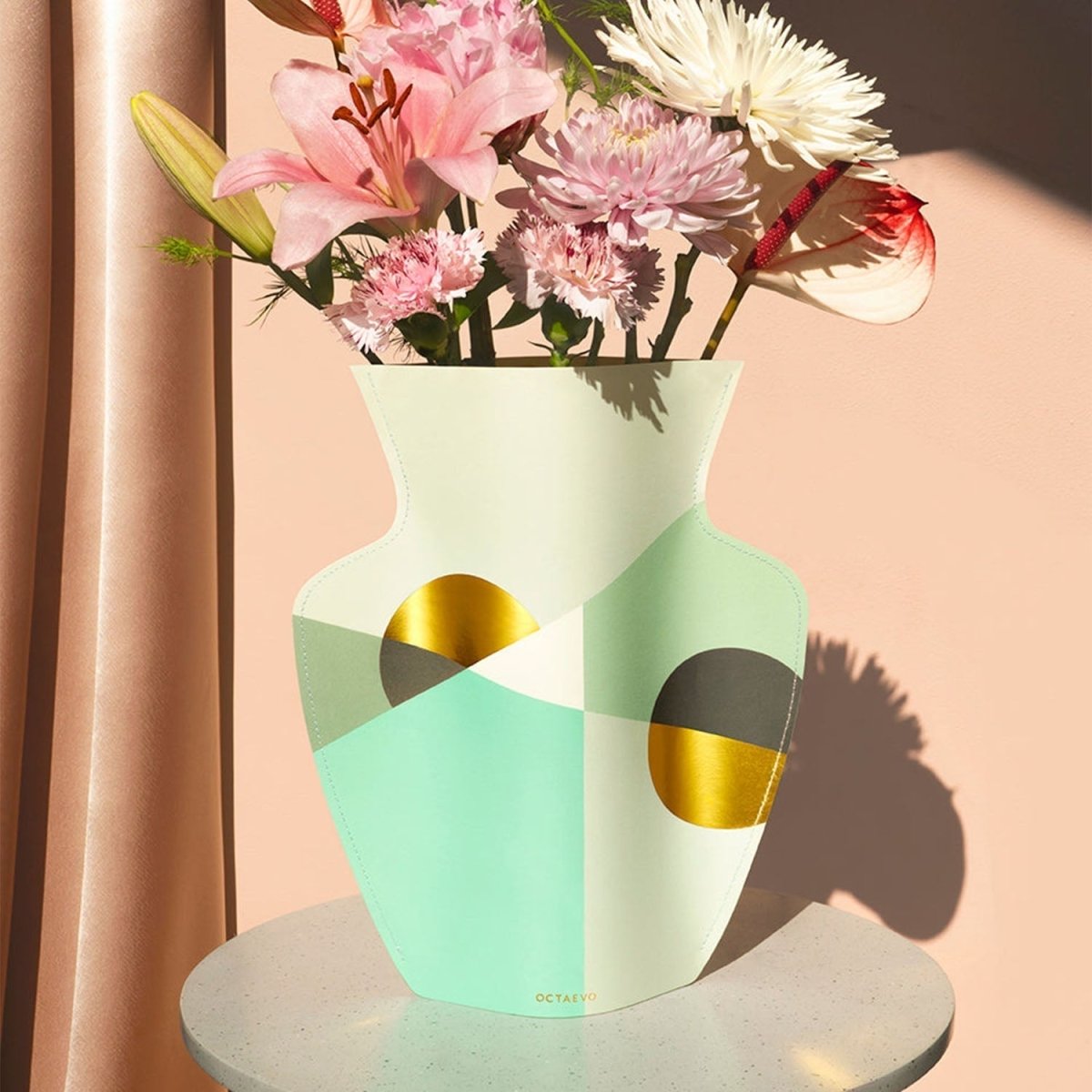 54Celsius OCTAEVO Siena Paper Vase - Mint