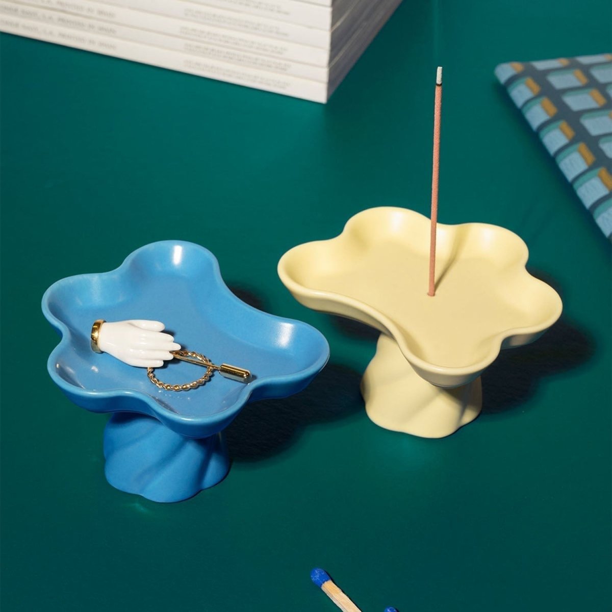 54Celsius OCTAEVO Templo Incense Holder - Blue