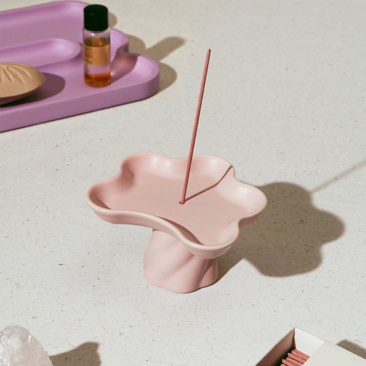 54Celsius OCTAEVO Templo Incense Holder - Pink