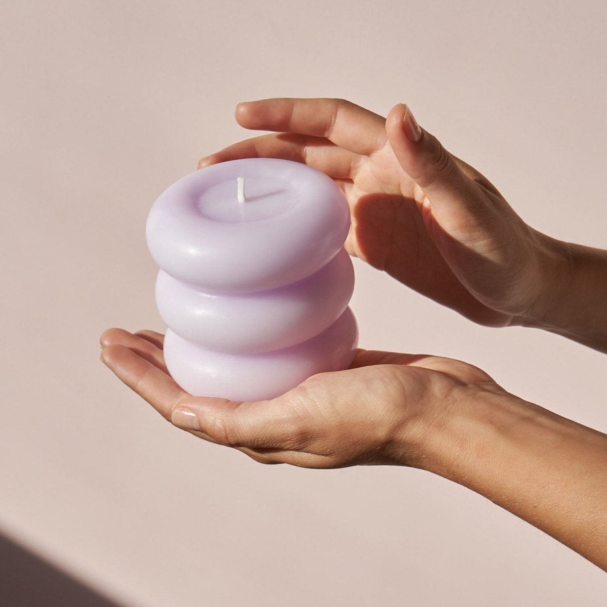 54Celsius OCTAEVO Templo Pale Lilac Candle - Italian Artisan Sculptural Candle