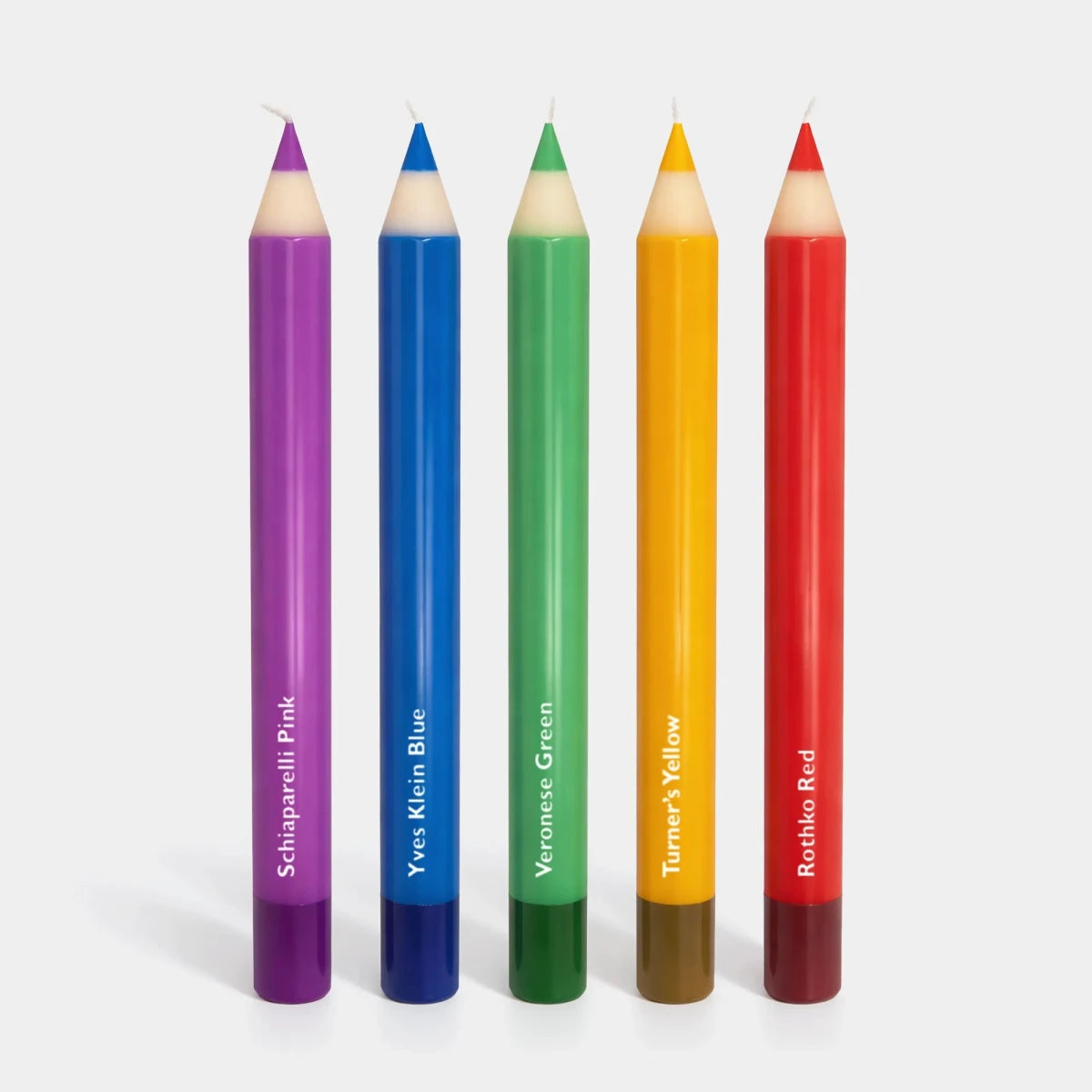 54Celsius Pencil Taper Candles - Set of 5 | Multicolor