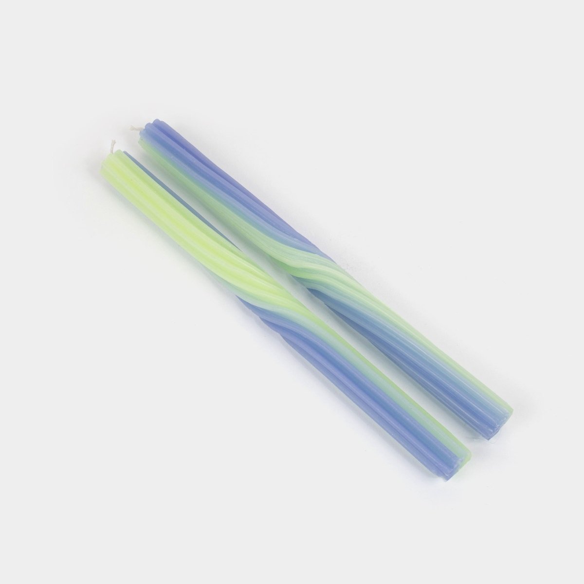 54Celsius Pivot Taper Candle, Lavender & Green - 2 pack