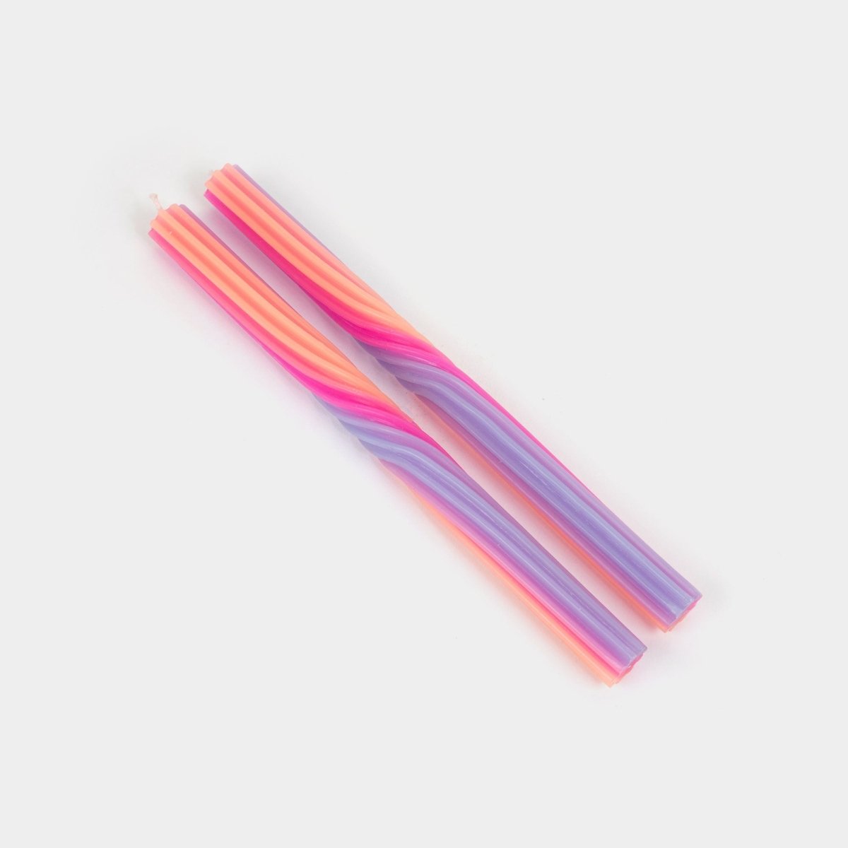 54Celsius Pivot Taper Candle - Orange, Pink & Lavender - 2 pack