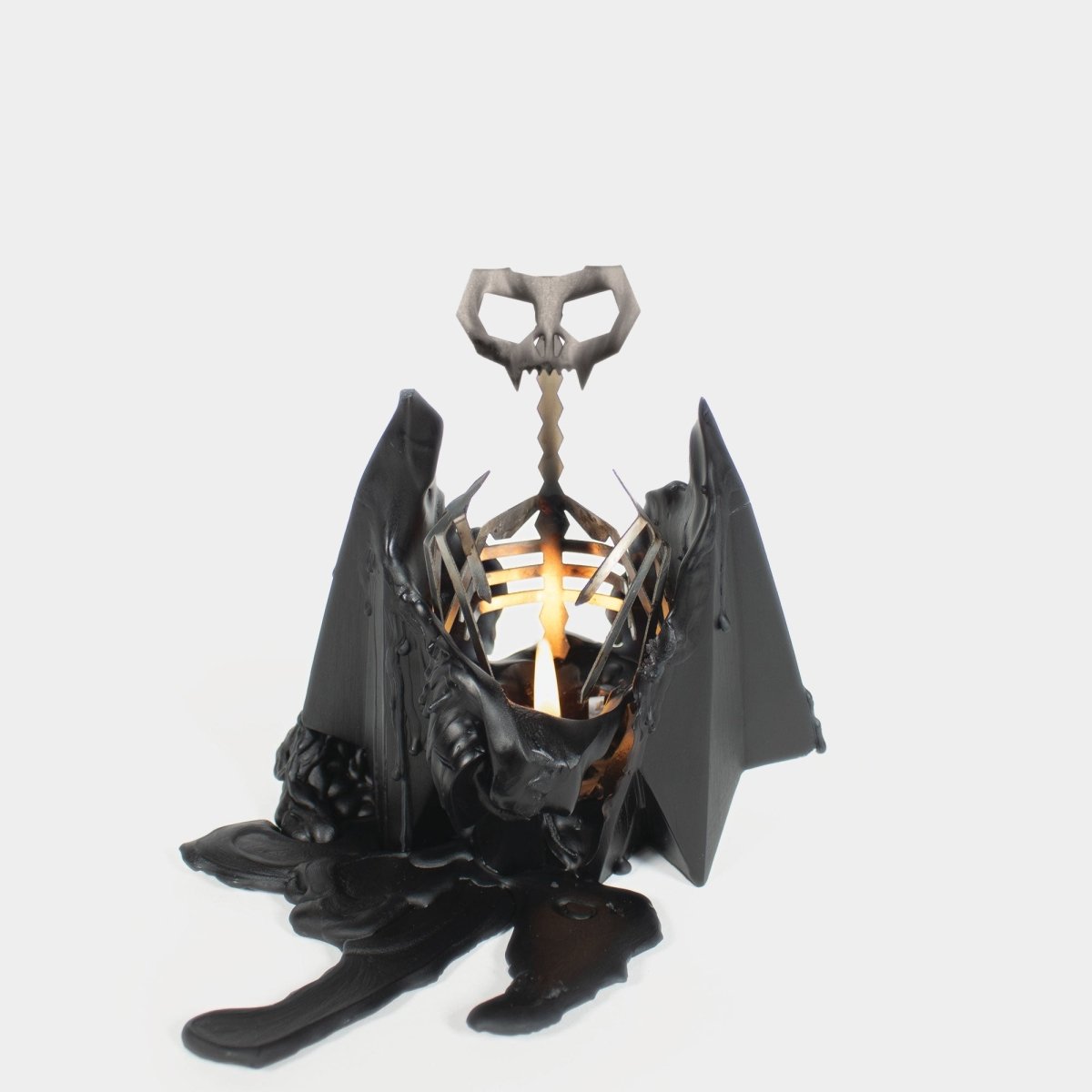 54Celsius PyroPet Blaka Black Bat Candle - Skeleton Reveal Sculptural Candle