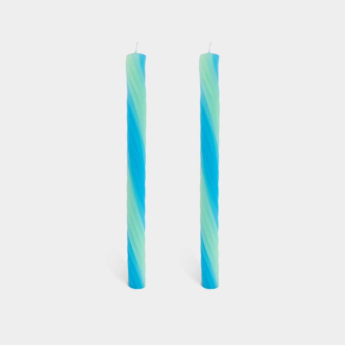 54Celsius Rope Taper Candle, Mint - 2 pack