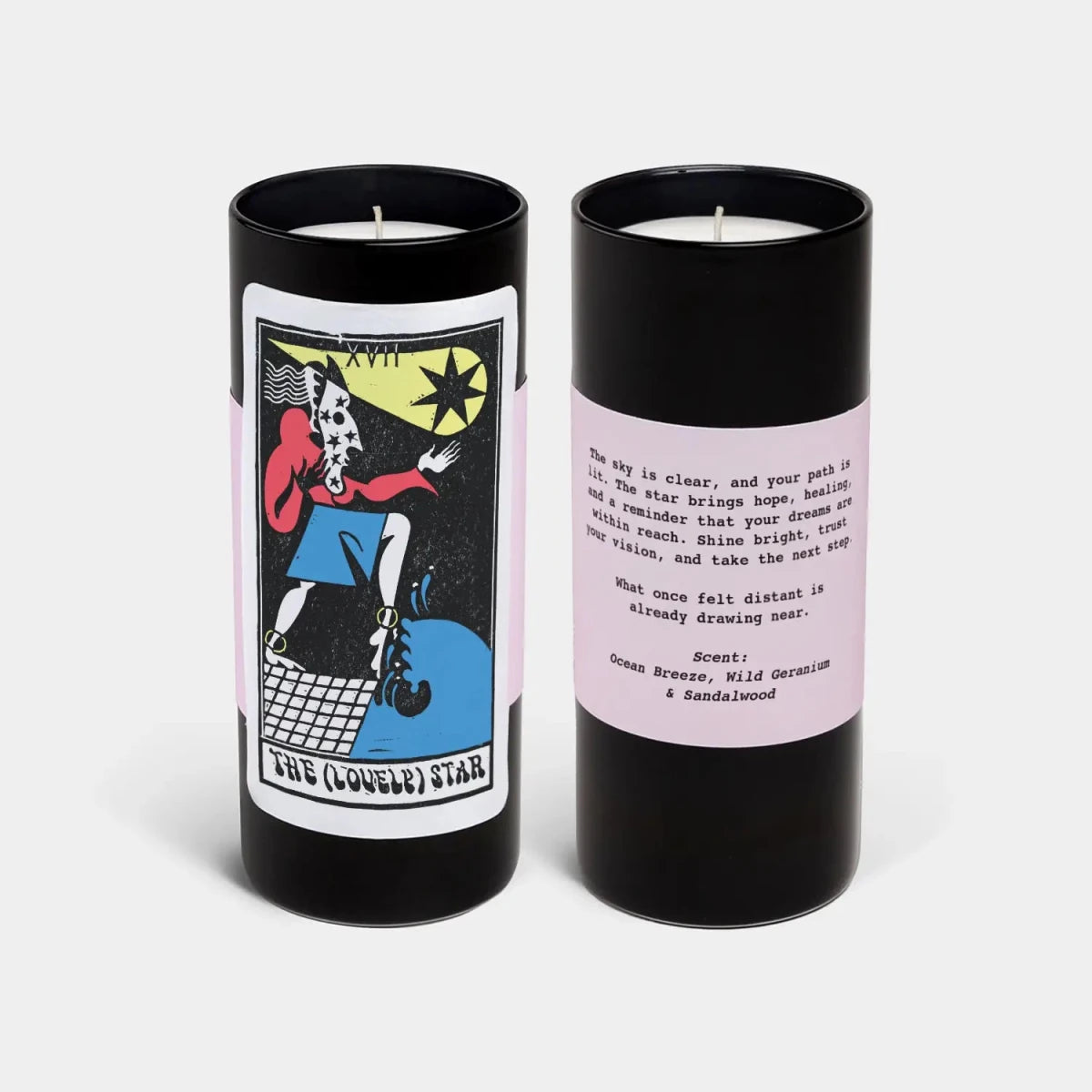 54Celsius The Star Tarot Candle - Ocean Breeze Sandalwood Scented Soy Candle