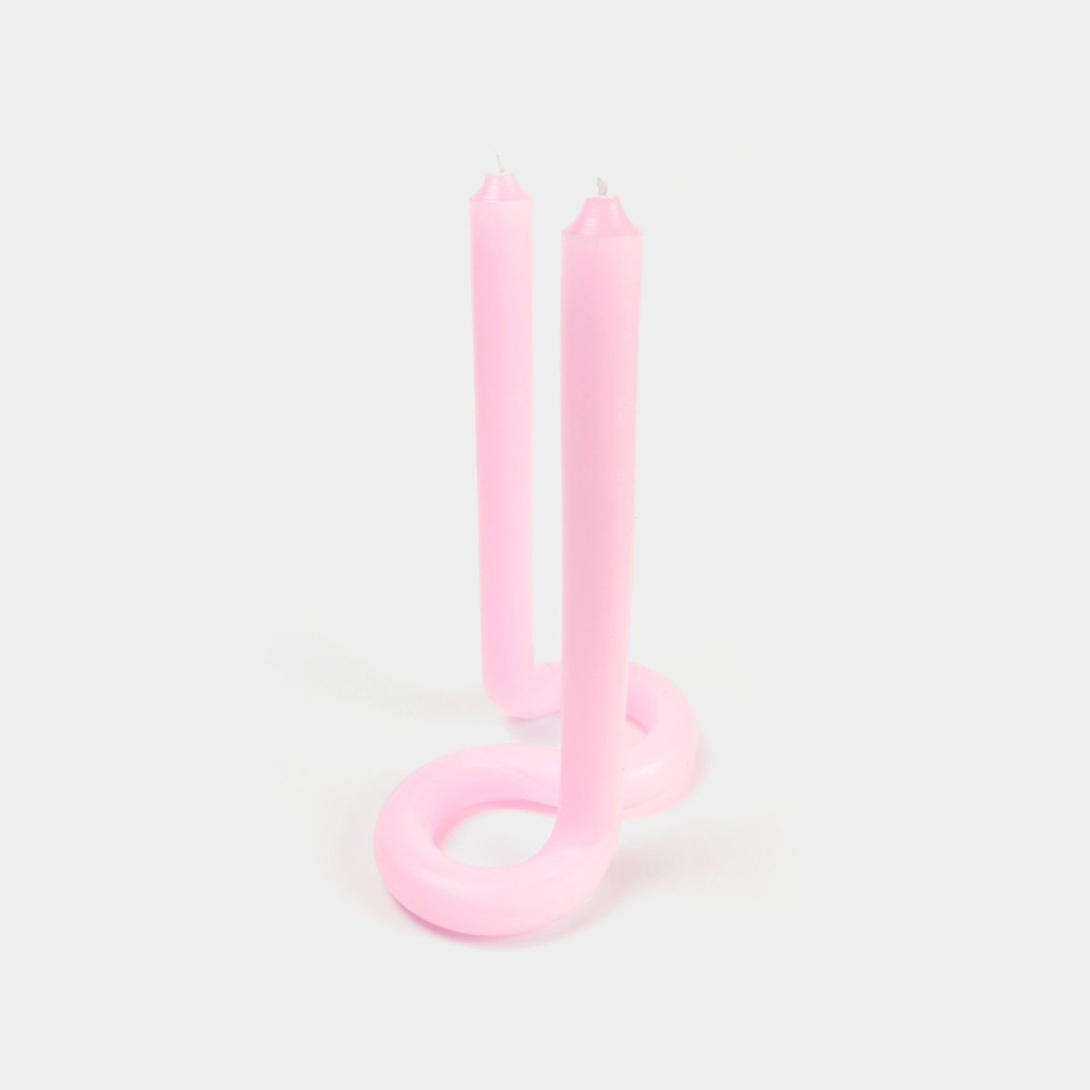 54Celsius Twist Taper Candle - Light Pink