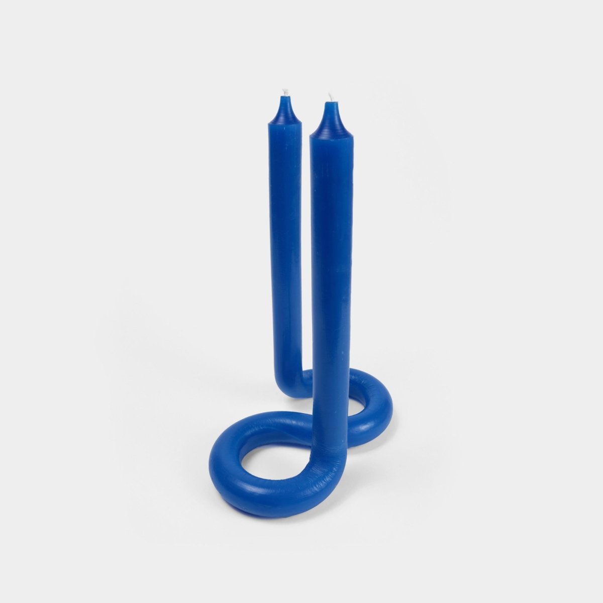 54Celsius Twist Taper Candle - Royal Blue